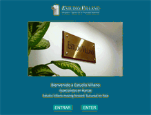 Tablet Screenshot of estudiovillano.com